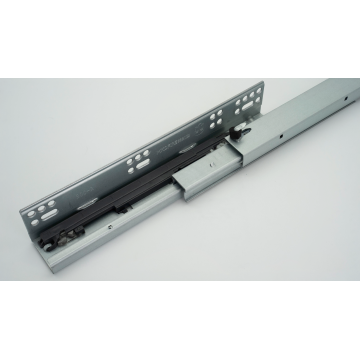 Debounce and buffer conceal undermount drawer slide